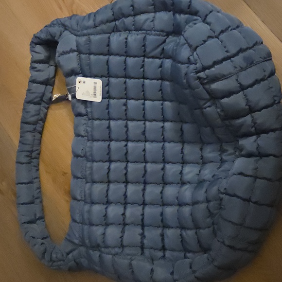 FP Movement by Free People Quilted Shoulder Bag in Dark Gray - Picture 5 of 5